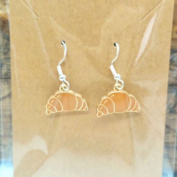 Croissant Earrings - Picture 1 of 2